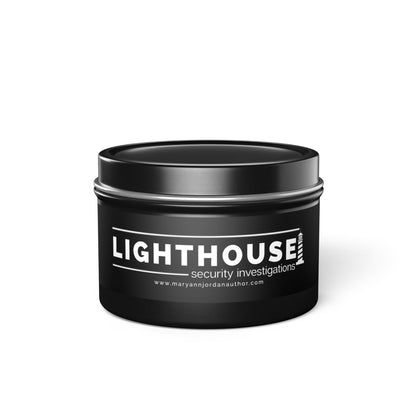 Lighthouse Security Tin Candle