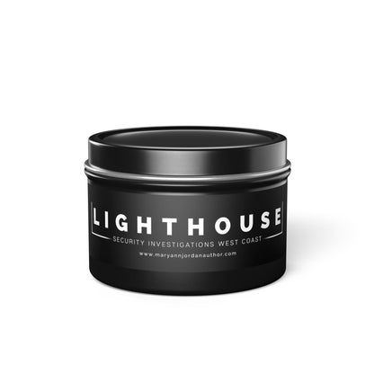 Lighthouse West Coast Tin Candle