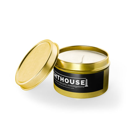 Lighthouse Security Tin Candle