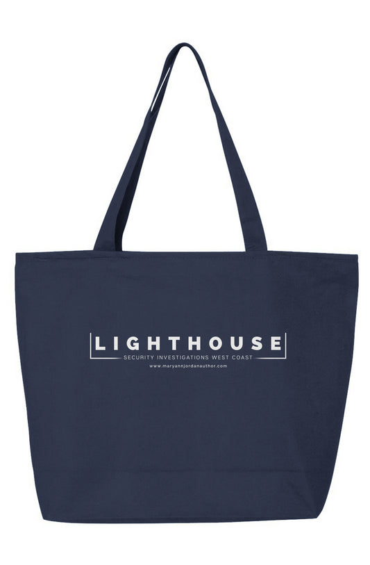 Lighthouse West Coast Zippered Tote