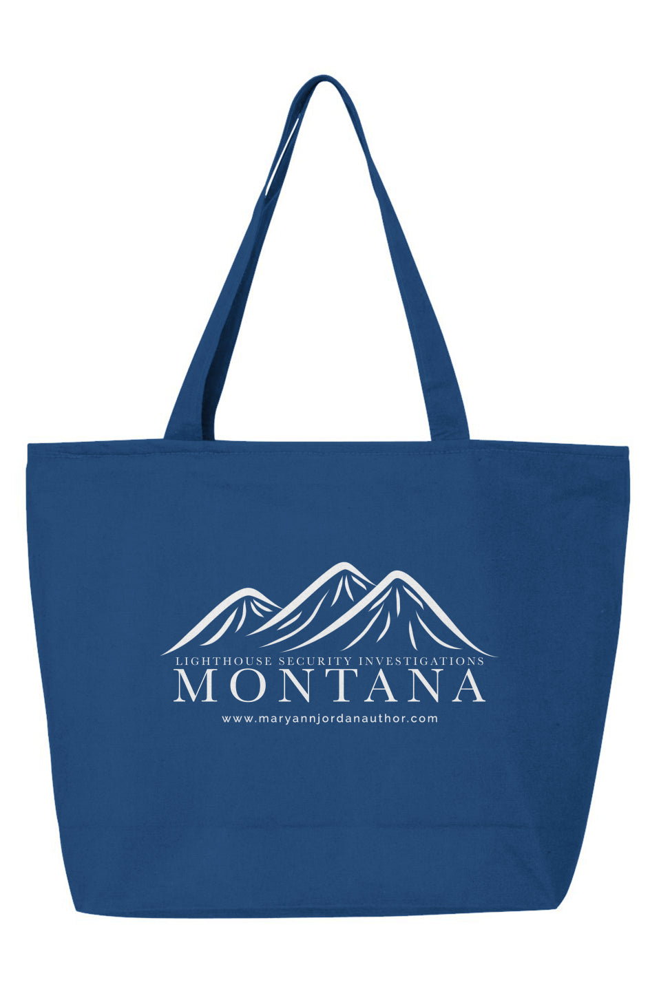 Lighthouse Montana Zippered Tote